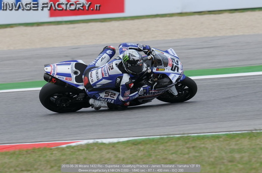 2010-06-26 Misano 1432 Rio - Superbike - Qualifyng Practice - James Toseland - Yamaha YZF R1
